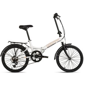Dacapo Fiets DaCapo vouwfiets 20'' Foldtech vouwfiets 6 versnellingen RH 32 cm wit - 32 cm