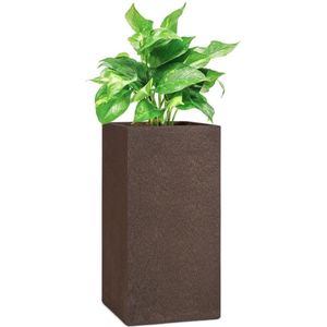 Blumfeldt Solid Grow Rust plantenbak - 40 X 80 X 40 cm Fibreclay Roestkleurig