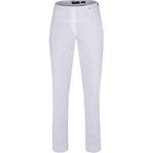 Robell Marie Dames Comfort Stretch Broek - Wit Maat 38