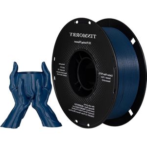 PETG Filament 1.75mm Carbon Fiber Blue TINMORRY 3D Printing Materials - FDM Printer 1kg Spool