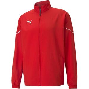 Puma Kinder Trainingsjacke Teamrise Sideline Jacket Jr, Red-Puma Black, 128, 657328