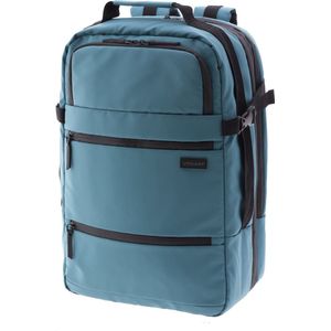 Vogart Camper Waterproof Laptoprugzak - 17 inch - Expandable - Petrol Blauw