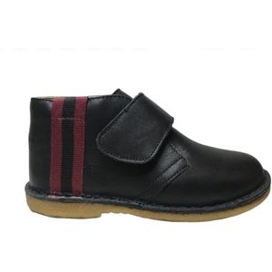 Naturino mt 28 lederen velcro schoenen Cuneo zwart bordeau