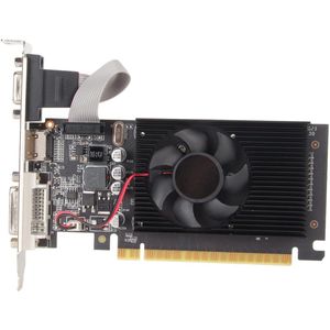 GT610 grafische kaart, 2 GB, DDR3, 64 bits, HDMI DVI VGA desktop videokaart, PCI Express X16 computer grafische kaarten voor desktop computer gaming gpu