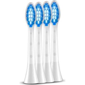Navulborstelkoppen voor SonicYou (4 stuks) - Geschikt voor Gevoelig Tandvlees, Zacht en Medium