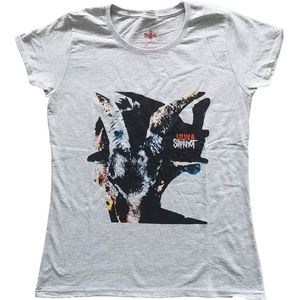 Slipknot - Iowa Goat Shadow Dames T-shirt - L - Grijs