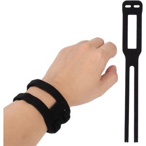 1 Zwarte Fitness Polsbrace - Verstelbare Carpaal Tunnel Polsbrace - Geschikt voor linker- en rechterpols, fitness, gewichtheffen en oefeningen - One Size Fits All