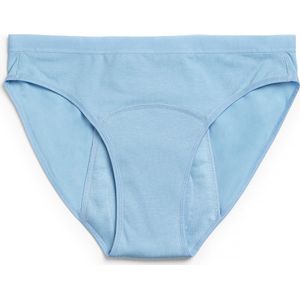 ImseVimse - Imse - tiener menstruatieondergoed - period underwear Bikini - hevige menstruatie - XS - 146/152 - licht blauw