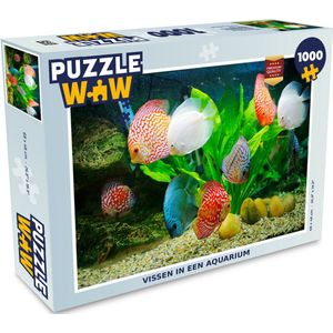 Puzzel Vissen in een aquarium - Legpuzzel - Puzzel 1000 stukjes volwassenen