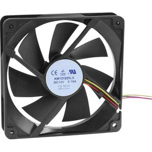 KM121225LS(1A1) Axiaalventilator 12 V/DC 65.22 m³/h (l x b x h) 120 x 120 x 25 mm