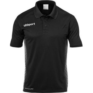 Uhlsport Score Polo Shirt Zwart-Wit Maat S