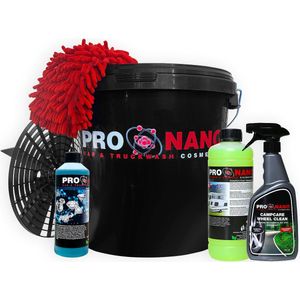 ProNano CampCare Bucket Deal - Was emmer - Pakket Deal - Shampoo - Wax - Velgenreiniger Pro Nano