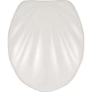 Hygiënische toiletbril met softclose, Duroplast, witte wc-deksel met Fix-Clip bevestiging