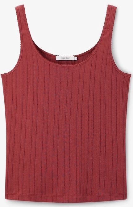 Sissy-Boy - Rood - Rib Singlet