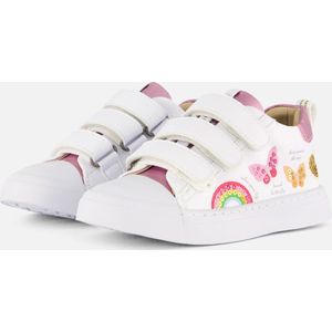 Shoesme Vlinder Sneakers wit Leer - Dames - Maat 25