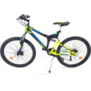 Sprint Element - Mountainbike - 26 inch - Fiets met 18 versnellingen Shimano - Blauw/Geel - Framemaat:46 cm - BK22SI8800 R9