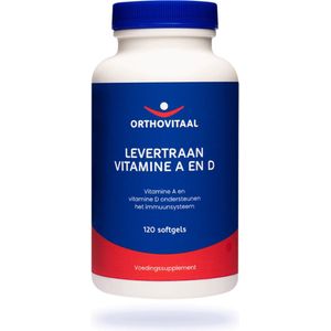 Orthovitaal Levertraan Vitamine A & D 120 softgels