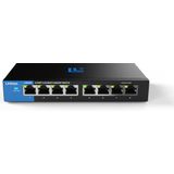 Linksys - LN2308 - Netwerk Switch - 8-Poorten - Unmanaged - 2500 Mbps
