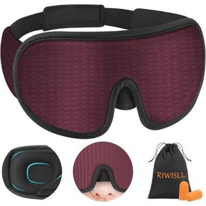 Zacht Slaapmasker voor een Verbeterde Slaap met Verstelbare Riem – 3D Voorgevormd Oogmasker voor Dames