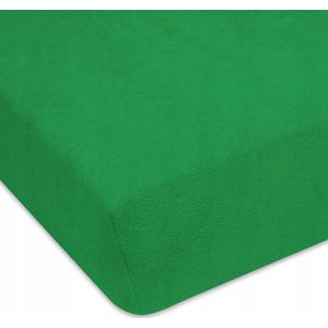 Badstof handdoek 200x200 cm - Grasgroen, met Elastiek