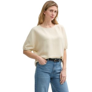 Tom Tailor - Sweater - Maat S - Vrouwen - 37762 champagne -