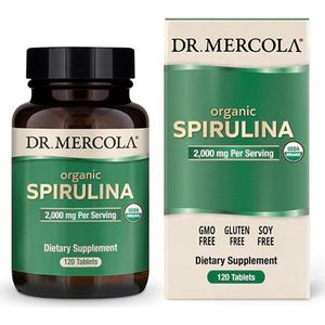 ORGANIC SPIRULINA 120 TABLETS DR MERCOLA