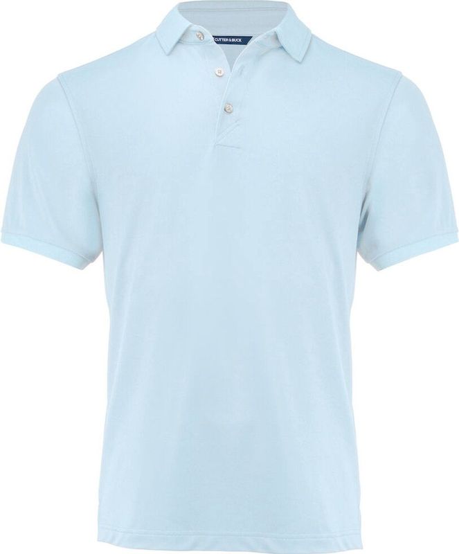 Cutter & Buck Virtue Polo Solid Heren Hemel-Blauw maat S