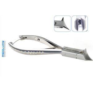 MEDLUXY® Pro - Nageltang Koptang - Rond 'full moon' - 14 cm - 21 mm - MP0602 (Dwarssnittang, Kopknipper, Nagelknipper)