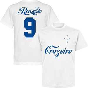 Cruzeiro Ronaldo 9 Team T-Shirt - Wit - 3XL