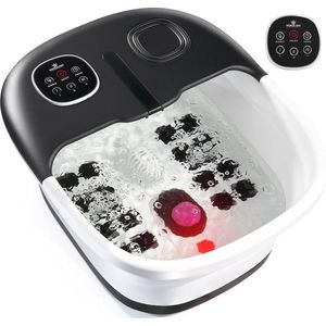 Voet Spa met Warmte, Massage en Bubbels - Opvouwbare Massager met Afstandsbediening