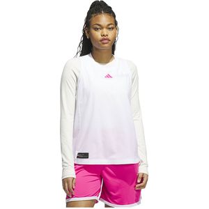 Adidas - Select Woven - T-shirt - Wit - Dames - Lange Mouwen