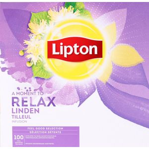 Lipton thee Feel good selection Lindenthee valuepack 100stuks