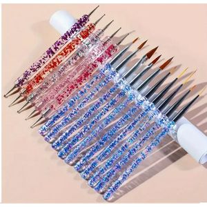 Nagel Penselen - 15-delige - Acryl - Dotting Tools - Manicure