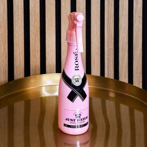 BIFULL Roze Waterspuit – Luxe Champagnefles Design voor Kappers & Styling
