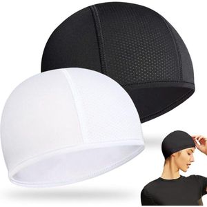 Fietsen Helmmuts Onder Helm - Zomer Fietsen Hoed Heren - Ademend Wit .