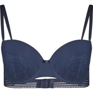Sapph Everglade Padded Wire Bra Dames Voorgevormde Beugel Bh Dress Blue-85b