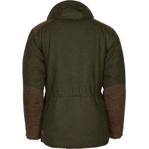 Nydala Insulation Wollen Parka - MossGreen/SuedeBrown