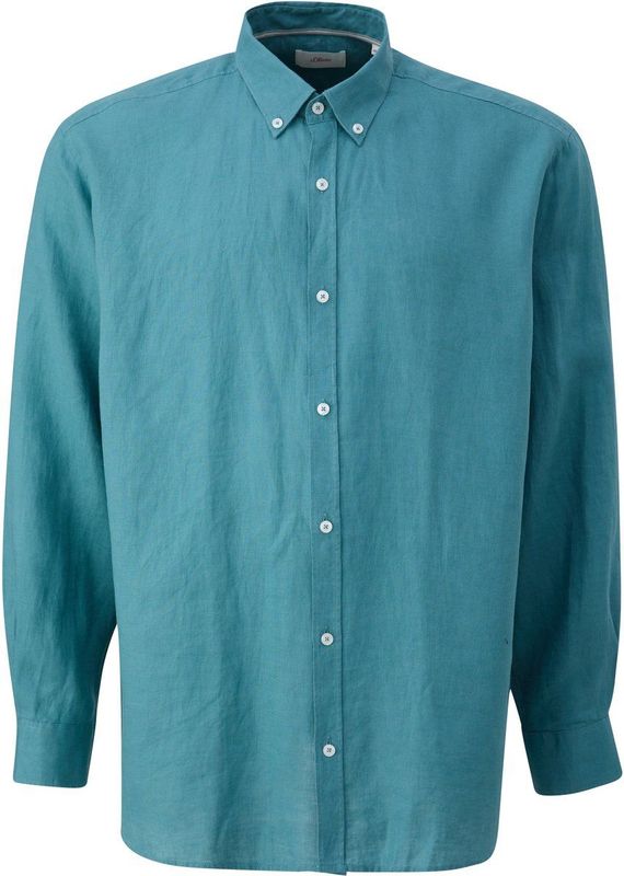 s.Oliver - Hemd - Linnen - Casual - Normale Pasvorm