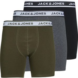 Jack&Jones Heren Briefs 3-Pack Kombu Green DGM Black