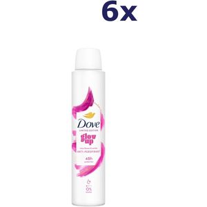 6x Dove Deo spray - 200ml glow up