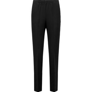 Coraille dames broek, Anke met elastische tailleband, zwart, maat 50 (maten 36 t/m 52) stretch, fijne kwaliteit, zonder rits, steekzakken