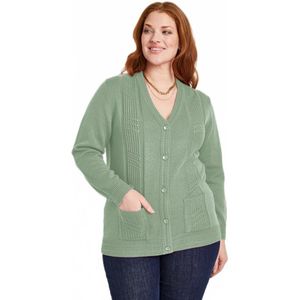 Vest met lange mouwen en knopen