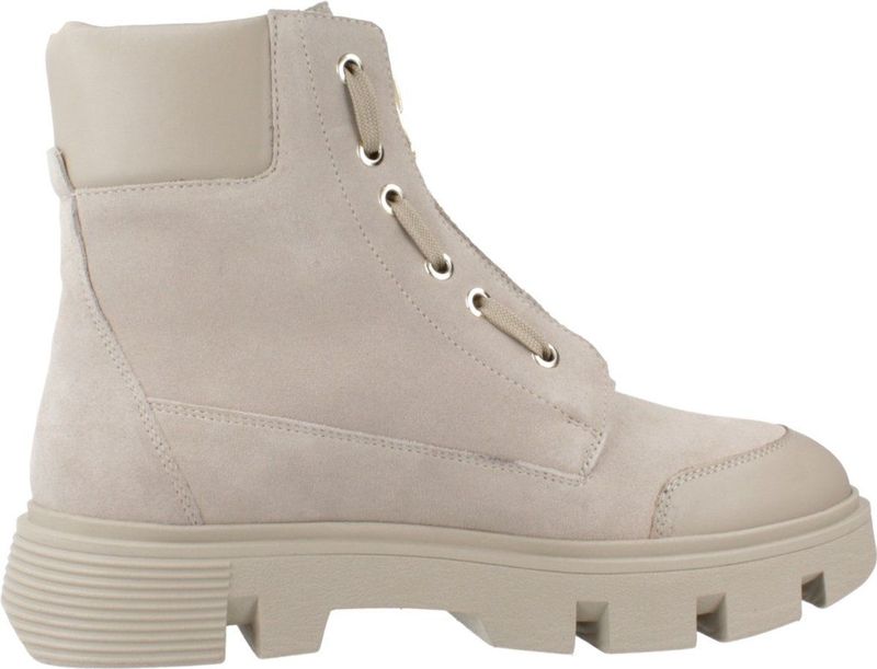 GEOX - D VILDE - Laarzen - Beige - Leer