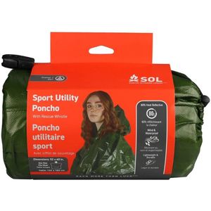 SOL escape poncho PE, legergroen
