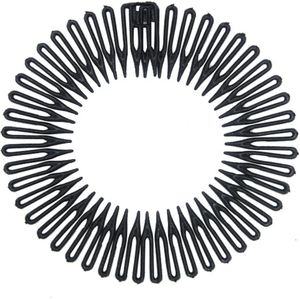 Zigzag Haarband - Hoofdband Maddy - Zwart