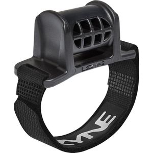 Lezyne Universal Helm Mount CM - MMPSD - Universele helmbevestiging - Sterk rubber en klittenband - Zwart