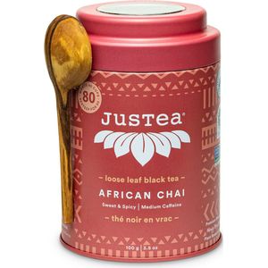 Justea -African Chai-Losse thee-Theekado-Unieke theeblend -Fairtrade