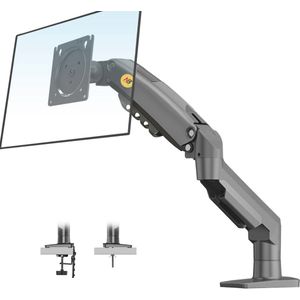 Verstelbare Monitor Beugel voor 17-30 inch Schermen - Gasveer Monitorhouder met Kabelbeheer en Ergonomie
