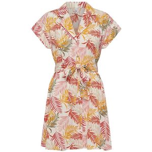 Only - Laure Fr - Overhemdjurk - Oranje - Korte Mouwen