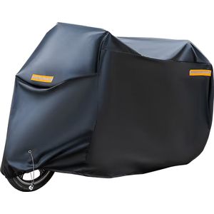E-shop4u® - Motorfiets Dekhoes - Oxford Motorfiets Waterdichte Hoes - Waterdicht - Oxford Stof - Zwart - Maat XXL 245x105x125cm